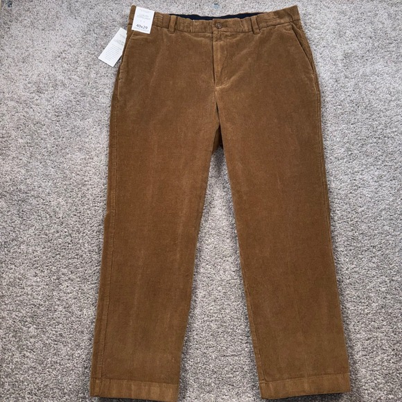 Roundtree & Yorke Other - Roundtree & Yorke Corduroy Pants Mens Stewart Classic Fit Brown 40x29 New